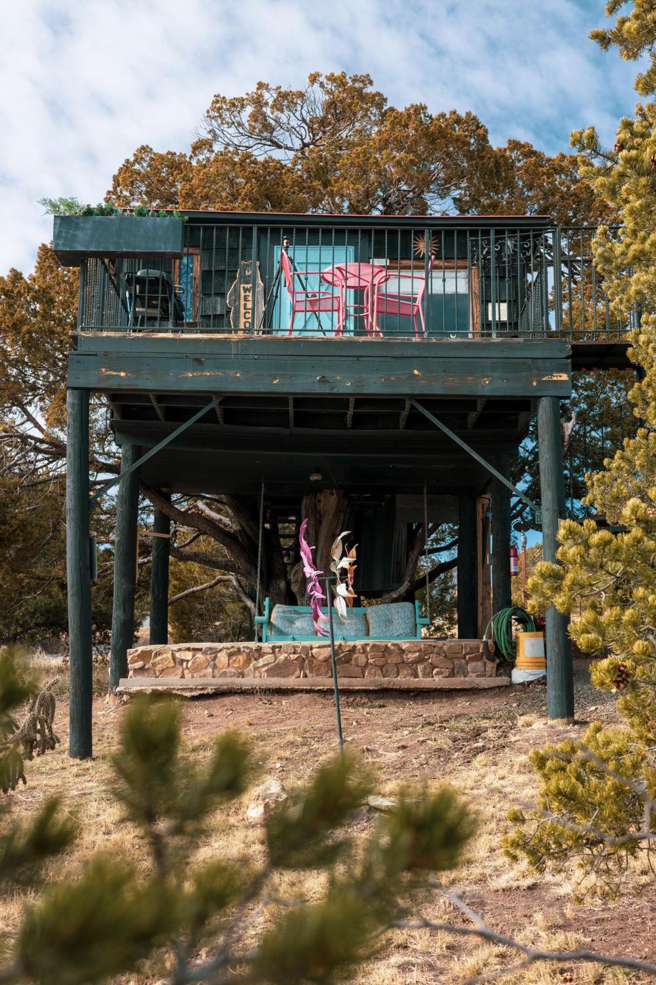 Villa Ashley'S Treehouse At El Mistico Ranch à Nogal Extérieur photo